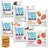 The Yes Bar - Six Flavor Variety Pack - Plant Based Protein, Decadent Snack Bar - Vegan, Paleo, Gluten Free, Dairy Free, Low Sugar, Healthy Snack, Breakfast, Low Carb, Keto Friendly (Pack Of 6)