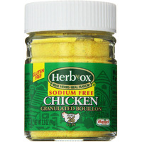 Herbox Granular Sodium Free Chicken Bouillon, 3.3 Ounce (Pack Of 6)