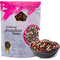 Cerez Pazari Rainbow Peppercorn Blend 9 Oz, Whole Black, Pink, Green, White Color Pepper For Grinders Refills