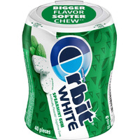 Orbit White Spearmint Sugarfree Gum, 40 Piece Bottle