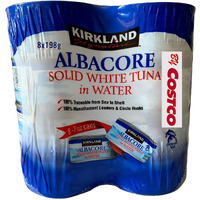 Kirkland Signature Solid White Albacore Tuna, 7 Ounce - 8 Count (Pack Of 1)