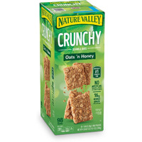 Nature Valley Crunchy Granola Bars Oats 'N Honey - 98 Bars Of 2 Bar Pouches Of 49Ct-1.49Oz