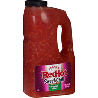 Frank's Redhot Sweet Chili Sauce, 0.5 Gal - One Half Gallon Bulk Container Of Sweet Chili Hot Sauce For Wings, Pizza, Sandwiches, Stir Fry, And More