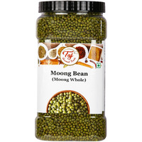 Taj Premium Indian Moong Dal Whole, Mung Beans, 3.5-Pounds Jar