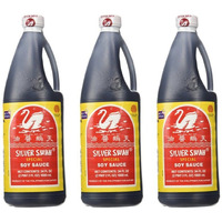 Silver Swan Special Soy Sauce 34 Fl Oz (1000 Ml) - 3 Bottle Pack