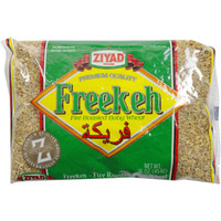 Ziyad Fine Roasted Green Wheat Freekeh, Frikeh, Farik Made From Green Duram Wheat, 16 Oz