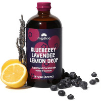 Modica Bluberry Lavender Lemon Drop - Premium Non-Alcoholic Cocktail & Mocktail Mixer (10 Servings) Created By Award-Winning Mixologist