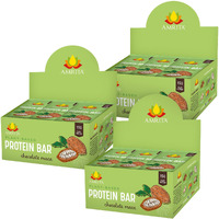 Amrita Chocolate Maca Vegan Protein Bars - Peanut/Dairy Free, Soy & Gluten Free - 15G Of Plant Based Protein Bars - High Fiber, Low Sugar Meal Replacement Bar- Breakfast Bars - High Protein Bars