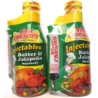 Tony Chachere's Marinade And Injector Butter And Jalapeno (2 Pack)