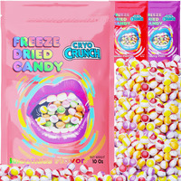 Freeze Dried Skittles Smoothie Flavor (10Oz) Made From Skittles By Primary Colors Candy - Freeze Dried Candy Usa Made Freeze Dry Candy - Dry Freeze Candy