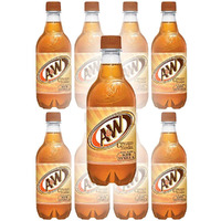 A&W Cream Soda, Made With Aged Vanilla, 20 Fl Oz Can, (Pack Of 10, Total Of 200 Fl Oz)