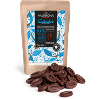Valrhona Dark French Semisweet Chocolate Discs For Baking (Feves). Premium Carabe 66% Cacao Grand Cru Blend. Better Than Chocolate Chips, Perfect For Cookies, Cakes, Mousses, Frostings, Hot Chocolate