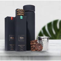 Ilola Tea Disc Essentials Box Set | Oprahs Favorite Things 2022 | Thermos, Infuser, Mint & Chocolate Organic Loose Leaf Probiotic Tea | Corporate Christmas Teacher Birthday Family Parent Employee Gift