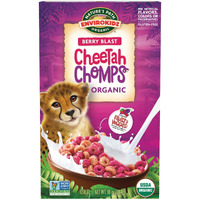 Envirokidz Cheetah Chomps Organic Berry Blast Cereal, 10 Ounce (Pack Of 12), Gluten Free, Non-Gmo, Envirokidz By Nature's Path