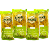 4 Pack, Gluten-Free Rigatoni Sanniti 100% Organic Italian Gluten Free European-Kosher Vegan Gmo-Free Rigatoni Pasta Made With Corn And Rice Imported From Italy, 8.8 Oz (Pack Of 4)