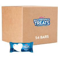 Kellogg's Rice Krispies Treats, Crispy Marshmallow Squares, Original, School Lunch Snack, 41.9Oz Case (54 Count)