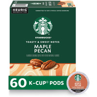 Starbucks Coffee K-Cup Pods, Maple Pecan Flavored Coffee, Naturally Flavored, 100% Arabica, 6 Boxes (60 Pods Total)