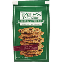 Tates Cookies Oatmeal Raisin, 7 Oz