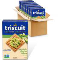 Triscuit Avocado, Cilantro & Lime Whole Grain Wheat Crackers, 6 - 8.5 Oz Boxes