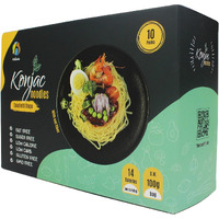 Hethstia Shirataki Konjac Spaghetti Pasta, 10 Pack Inside, Vegan, Low Calorie Food, Gluten Free, Fat Free, Keto Friendly, Low Carbs, Holiday Gifts, Healthy Diet (Oat Flavor, 56.5 Oz)