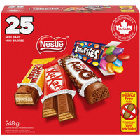 Nestl   Assorted Mini Chocolate Bars, 25Pcs, 248G