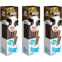 Milk Magic Chocolate Milk Flavoring Straws | Gluten-Free Bpa Free Non-Gmo Low In Sugar All-Natural Flavor Straws | Encourage Milk Drinking With Flavor-Filled Straws - Includes 72 Milk Straws