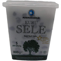 Dried Sele Large Black Olives -1.76Oz (Marmarabirlik Iri Kuru Sele Siyah Zeytin)