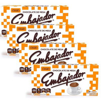 Chocolate De Mesa Embajador - Sweet Baking Chocolate From Republica Dominicana - 4 Pack