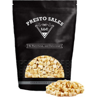 Presto Sales Dried Apple Cubes 48 Oz | All Natural Dried Fruit Snack | Vegan, Non-Gmo Dehydrated Fruit | Packed Fresh In Resealable 3 Lbs Pouch Bag