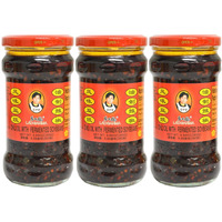 Laoganma Chili Oil With Fermented Soybeans ??????? 9.88 Oz. (Pack Of 3)
