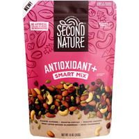 Second Nature Antioxidant+ Smart Mix, Good Source Of Antioxidant Vitamin E, No Artificial Colors, Flavors Or Preservatives, Low Sodium, Kosher, Gluten Free, 10 Ounce (Pack Of 6)