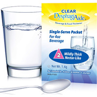 Clear Dysphagiaide Instant Beverage And Food Thickener Packets, 24 Count, Level 2-Nectar Thick