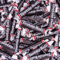 Tootsie Roll Twists Chocolate Candy - 1 Pound | Tootsie Rolls Chocolate Long Individually Wrapped Candy, Bulk Pack