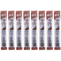 Wenzels Farm Beef Sticks Made In The Usa Snack Sticks Flavorful, Naturally Smoked  High Protein, Low Carb  No Msg, Fillers, Binders, Artificial Colors  Gluten Free | 16 Sticks (8 Packs Of 2)
