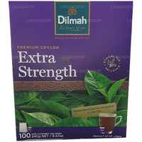Dilmah Extra Strength Ceylon Tea 100 Tea Bags - 240G(8.47Oz)
