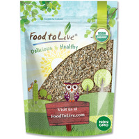 Food To Live Organic Cracked Rye Berries, 2 Pounds - Non-Gmo. Crushed & Sifted Groats. Raw, Vegan, Kosher, Bulk. Broken Whole Grain, Great For Cereal & Porridge. Good Source Of Fiber & Protein