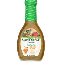 Maple Grove Farms Fat Free Salad Dressing, Honey Dijon, 8 Ounce (Pack Of 12)