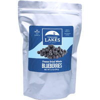 Thousand Lakes Freeze Dried Fruit - Blueberries 3.5 Ounces | No Sugar Added | 100% Whole Blueberries