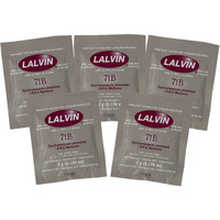 5X Lalvin 71B-1122 Nouveau Style Wine Yeast 5G Homebrew Wine Making 4.5L-23L