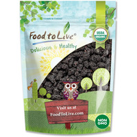 Food To Live Organic Dried Black Mulberries, 2 Pounds - Non-Gmo, Raw Fruit, Unsulfured, Unsweetened, Vegan, Mulberry In Bulk. Great For Snacking, Desserts, And Granola. No Sugar Added. Morus Nigra