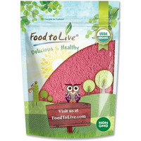 Food To Live Organic Cranberry Powder, 1 Pound - Non-Gmo, Unsulfured, Raw, Dried Fruit, Vegan, Bulk, Great For Juices, Smoothies, Yogurts, & Breakfast Drinks, Contains Maltodextrin, No Sulphites