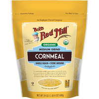 Bob's Red Mill, Organic Medium Grind Cornmeal, 24 Oz