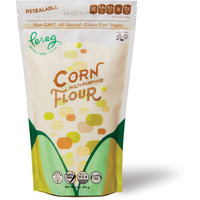 Yellow Corn Flour (14 Oz) - Vegan, Non-Gmo, Made In Usa, Gluten-Free - Cornflour For Mexican Dishes, Bread, Muffins, Cakes, Tortillas, Pupusas & Bakery - Resealable Packaging