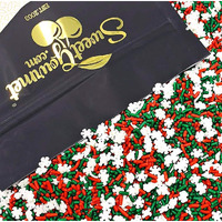 Sweetgourmet Noel Mix | Christmas Holiday Sprinkles Bulk | 2 Pounds