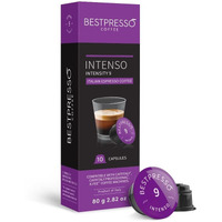 Bestpresso Coffee Capsules Compatible With Starbucks Verismo, Caffitaly, Cbtl, K-Fee Systems 80 Pods (Intenso)