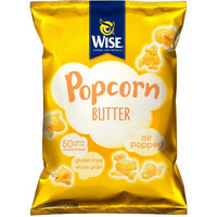 Wise Foods Air Popped Butter Popcorn 6 Oz. Bag (3 Bags)