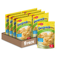 Betty Crocker Bisquick Complete Cheese Garlic Biscuit Mix, Just Add Water, 7.75 Oz. (Pack Of 9)
