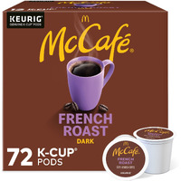 Mccafe French Roast, Single Serve Coffee Keurig K-Cup Pods, Dark Roast, 72 Count (6 Packs Of 12)