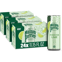 Maison Perrier Forever Lime Flavored Sparkling Water, 11.15 Fl Oz Cans, 8 Count, 3 Pack 267.6 Fl Oz