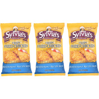 Sylvia's Crispy Fried Chicken Mix, 10-Ounce Packages (Pack Of 3)